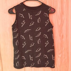 Cat & Jack Lightning Bolt Sleeveless T-Shirt - NWOT